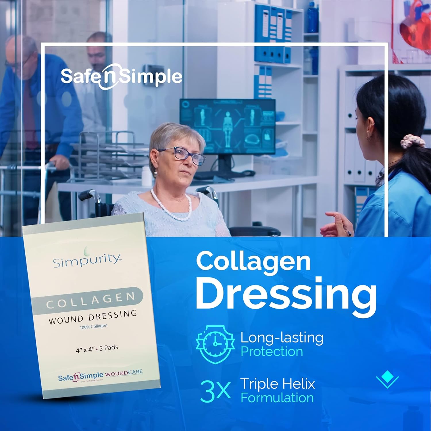 Safe N Simple Simpurity Collagen Dressing Powder