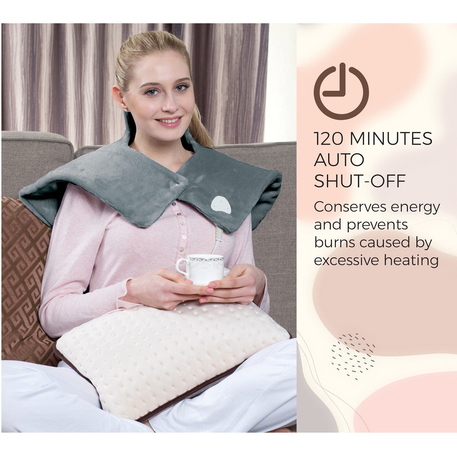 Electric Neck & Shoulder Heating Pad by Pursonic