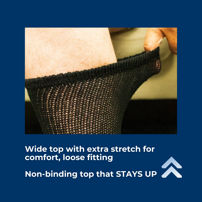 Women's Cotton Diabetic Crew Socks (6 Pair) by DIABETIC SOCK CLUB