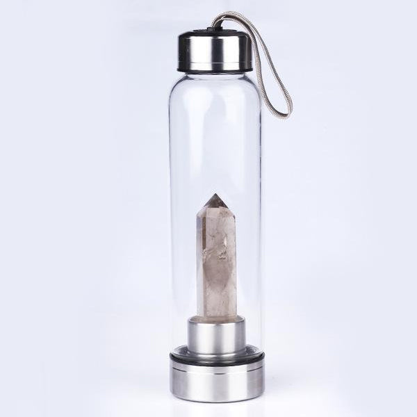 Pure Essence Natural Stone Infused Water In Glass Bottle Vista Shops