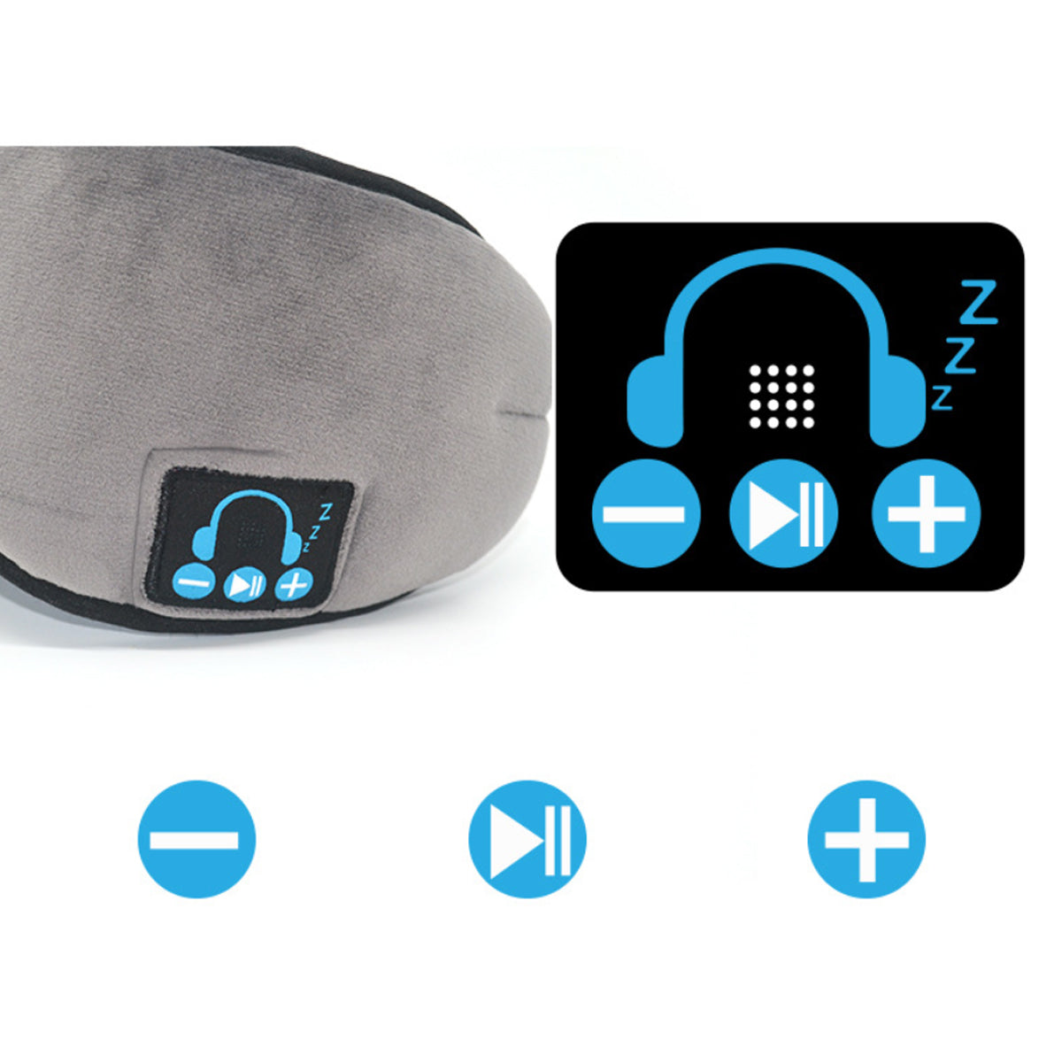 EZ Sleep Eye Blind Fold with Bluetooth Music Vista Shops