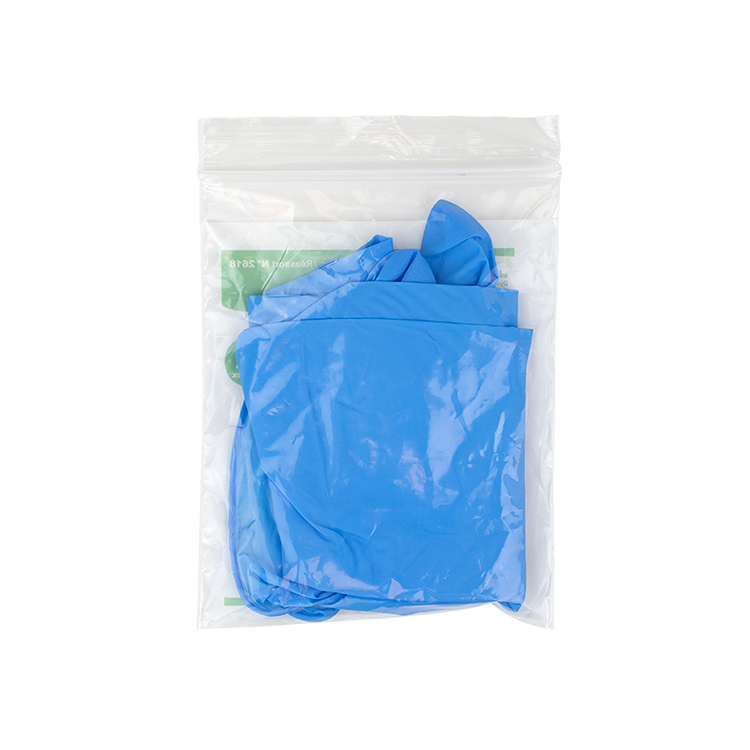 Dynarex Nitrile Exam Gloves In A Bag - Large Powder-Free, Blue - 1pr/bag, 500bgs/cs (500 Pairs)