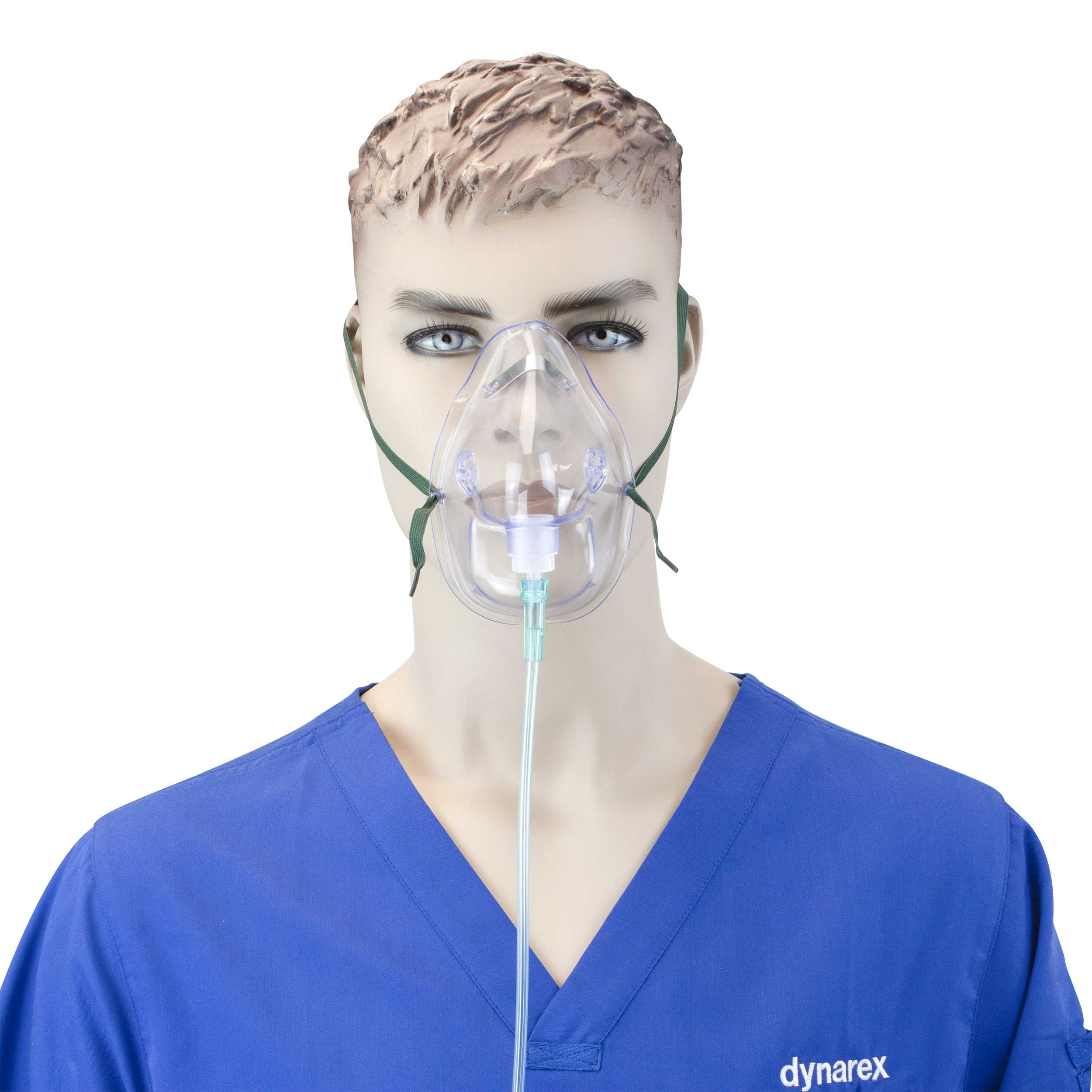 Dynarex Resp-O2 Medium-Concentration Elongated Masks (50 Count)