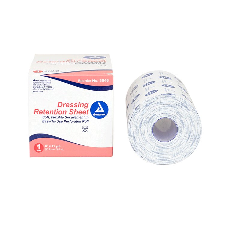 Dynarex Dressing Retention Sheet - Latex Free, 5ea/cs (5 Count)