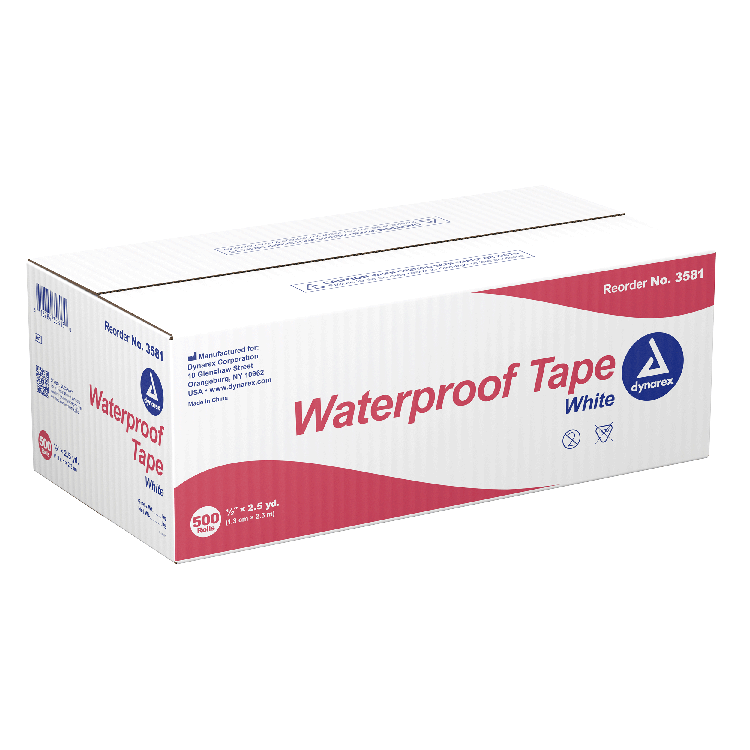 Dynarex Waterproof Adhesive Tape - 500ea/cs (500 Count)