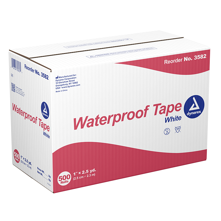 Dynarex Waterproof Adhesive Tape - 500ea/cs (500 Count)