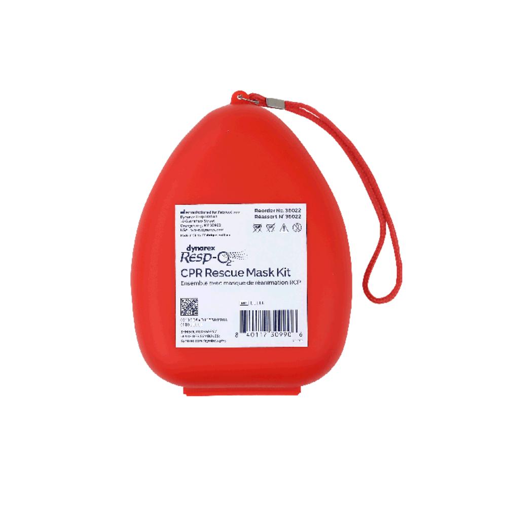 Dynarex CPR Rescue Mask Kit w/ One-Way Valve, Barrier Filter and Pai (25 Count)