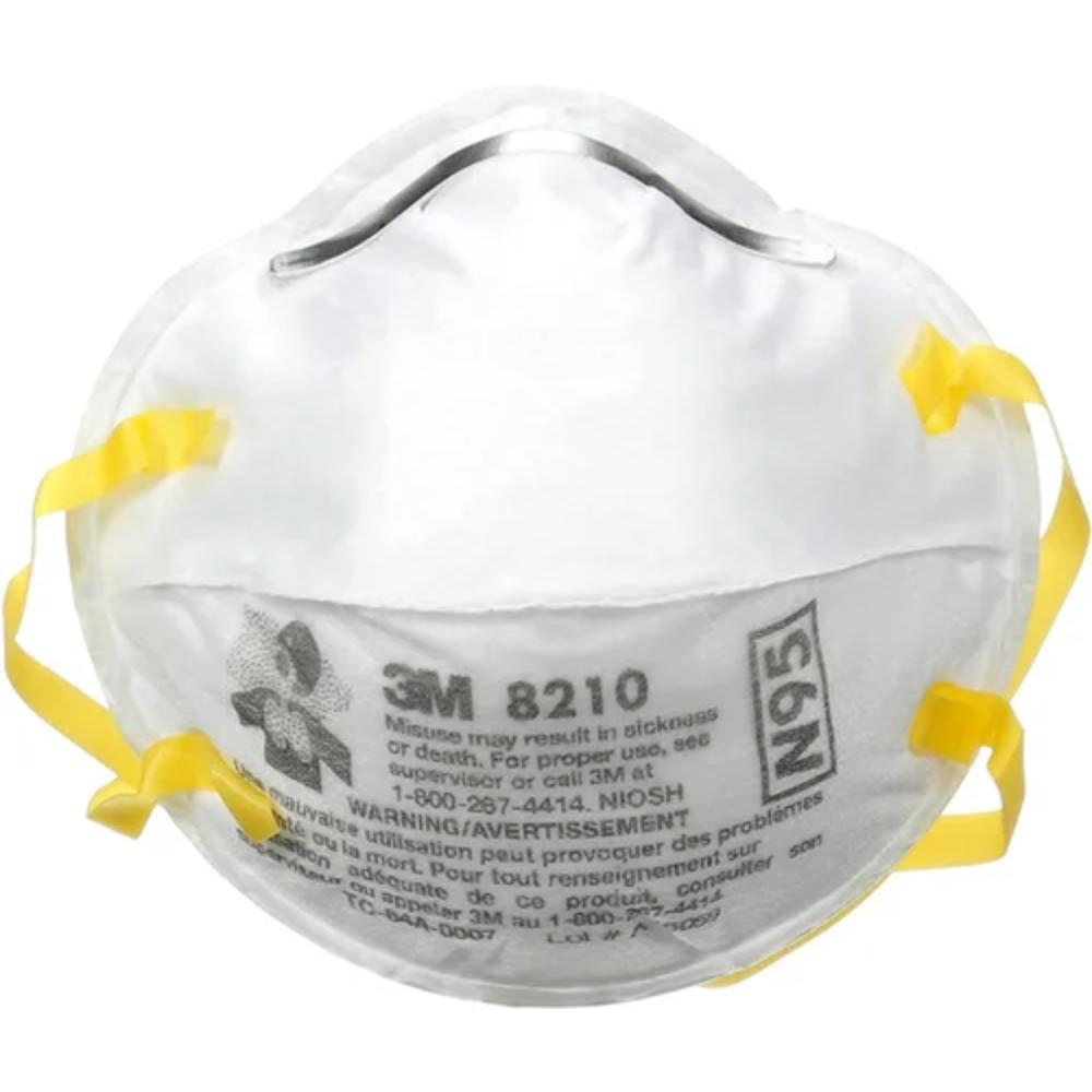 3M 160pcs 8210 Particulate Respirator N95 Face Mask, Regular Size