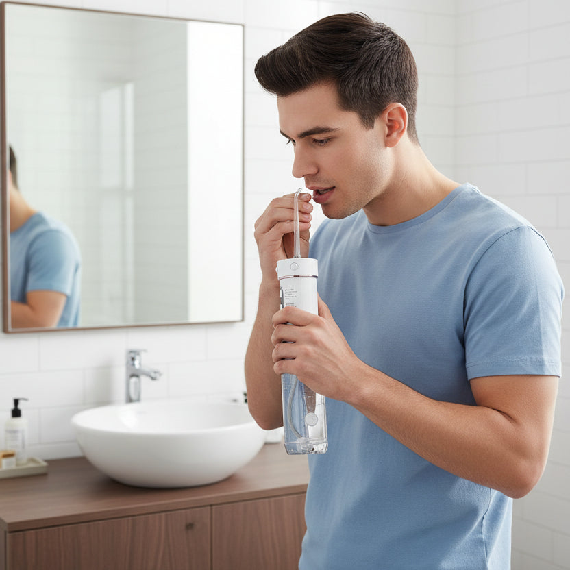 Portable Oral Irrigator – Rechargeable Dental Water Jet with 5 Modes & IPX7 Waterproof