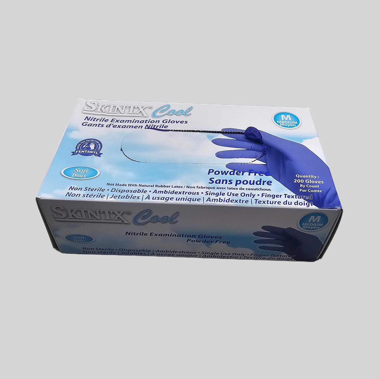 3mil Disposable Nitrile Gloves Purple 200pcs per Box, 10 boxes/case