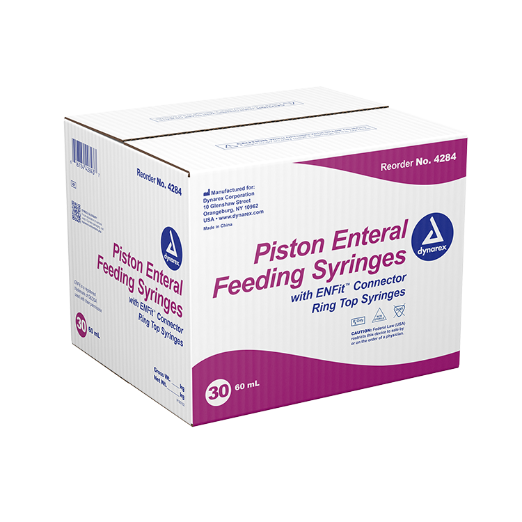 Dynarex Enteral Feeding Piston Syringes (30 Count)