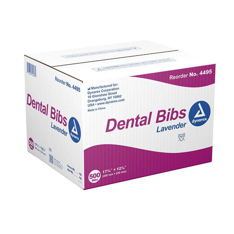 Dynarex Dental Bibs (500 Counts)