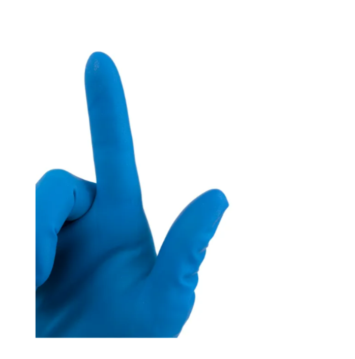 Dynarex High Risk Latex Exam Gloves, 15mil Thick, Powder-Free - 50/box, 10bxs/case (500 Count)