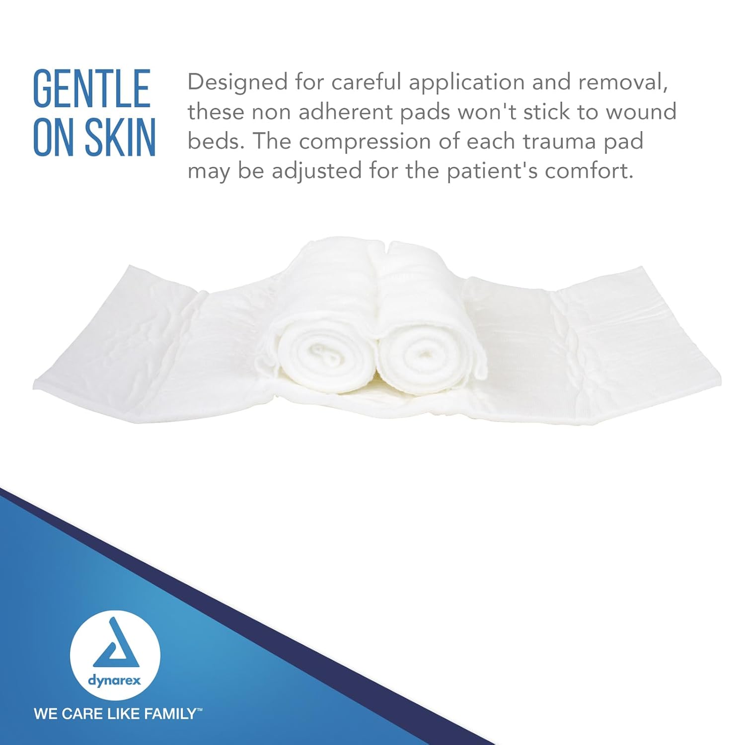 Dynarex Dyna-Stopper Trauma Dressing - Sterile 3.5" x 5.5" - 60ea/cs (60 Count)