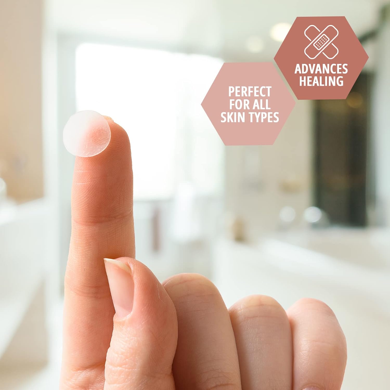 Medpride Hydrocolloid Acne Patches - 12mm Dots, Sterile Pimple Patches For Face & Body Zits, Alcohol-Free - 72/Box, Case of 48 (3456 Count)