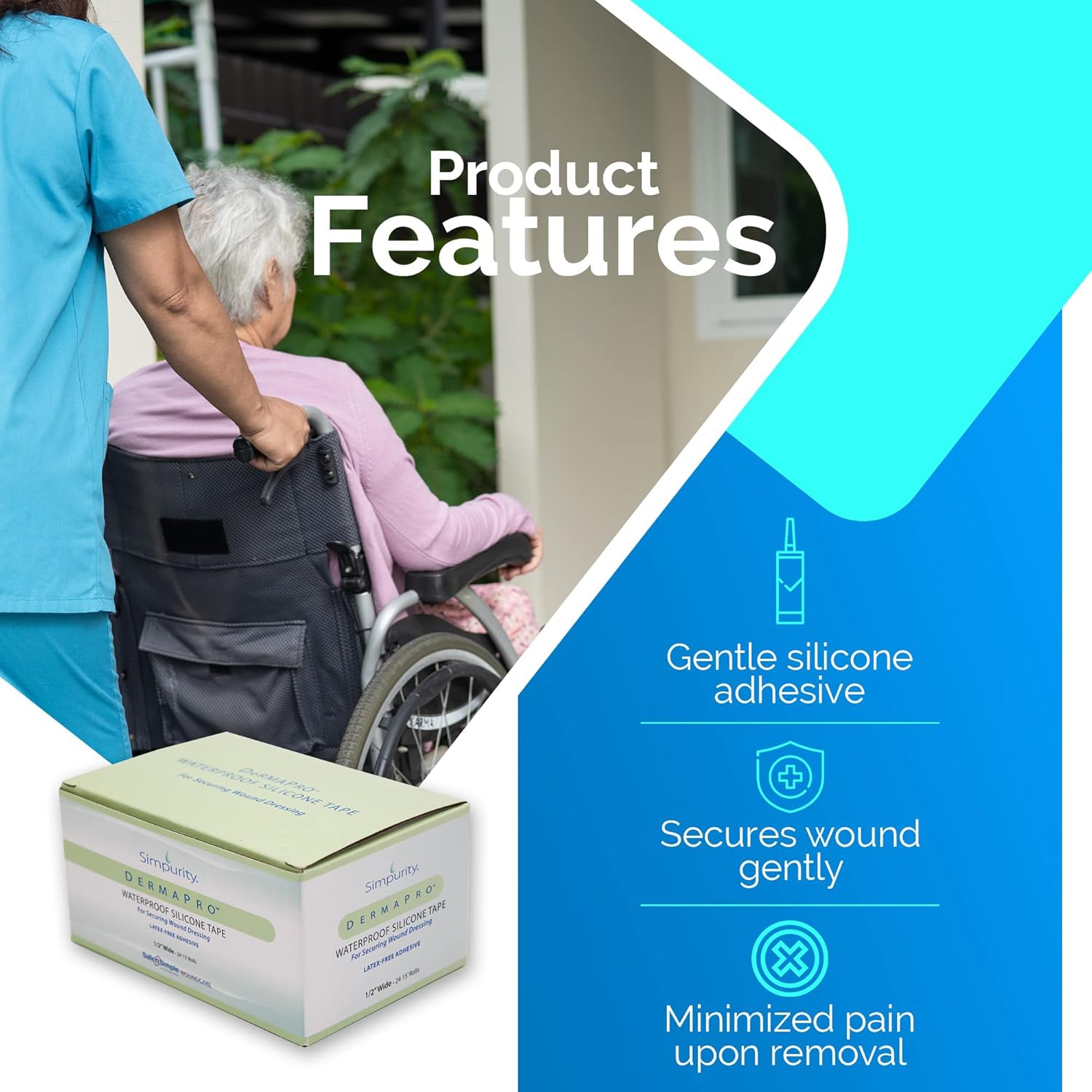 Safe N Simple Simpurity DermaPro Silicone Waterproof Tape