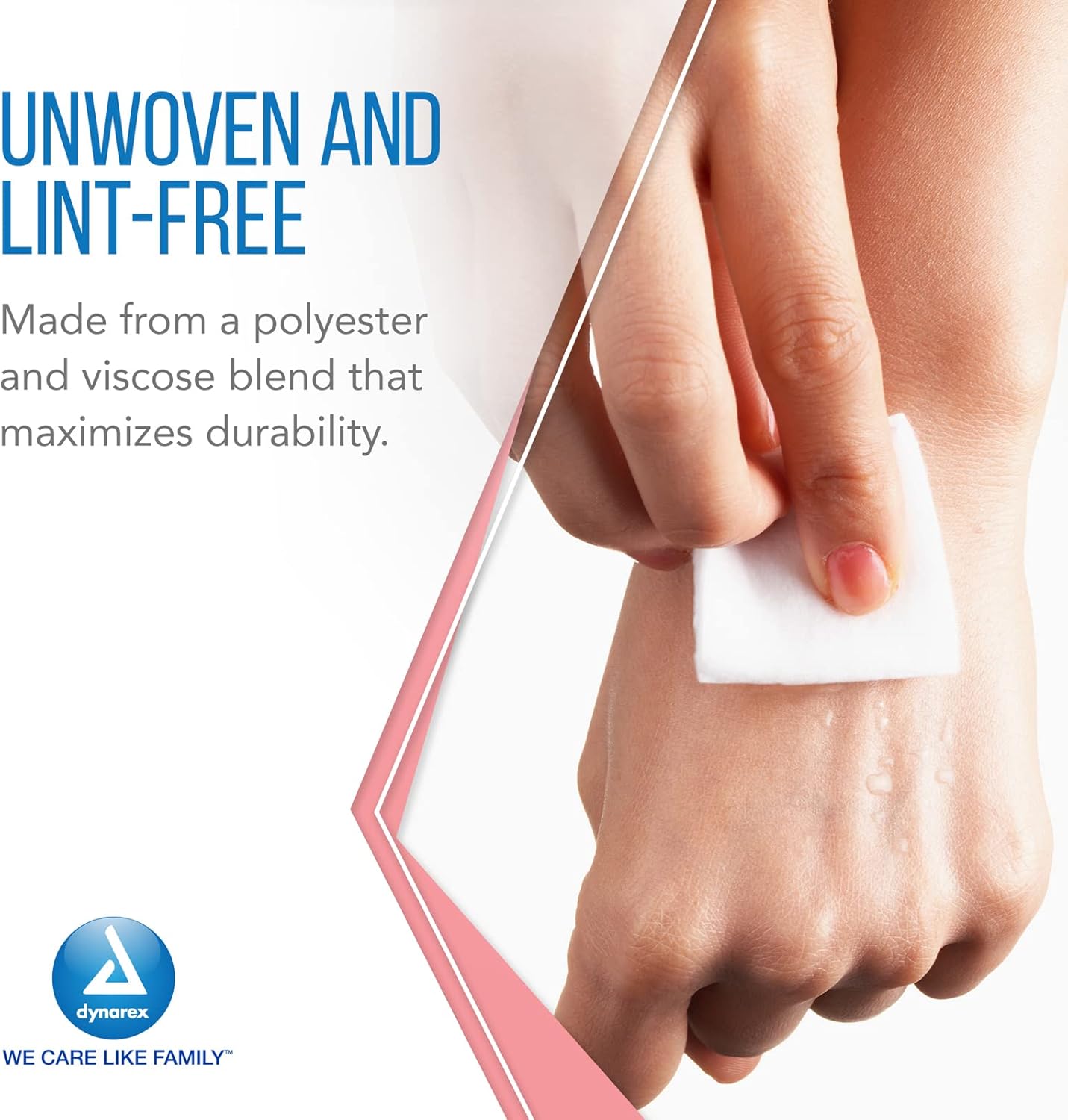 Dynarex Non-Woven Sponge, 4" x 4" 4 Ply 200ea/bx, 10bxs/cs (2000 Count)