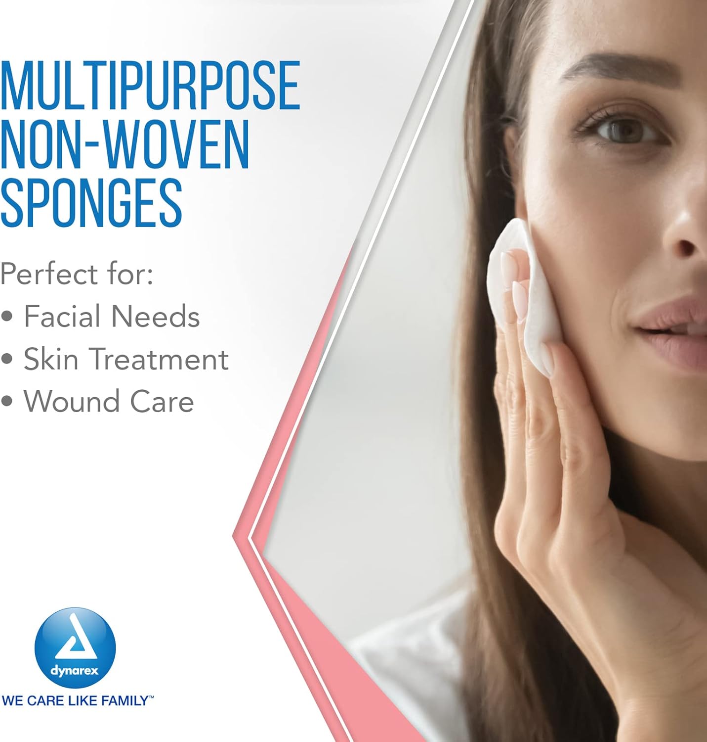 Dynarex Non-Woven Sponge, 4" x 4" 4 Ply 200ea/bx, 10bxs/cs (2000 Count)