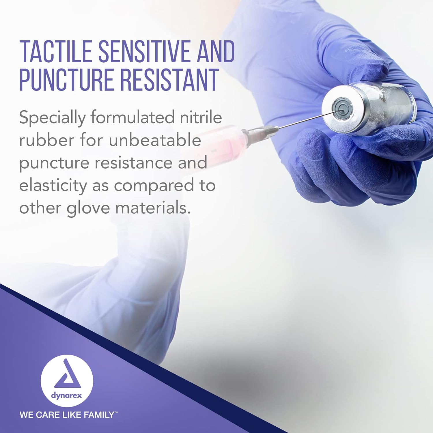 Dynarex DynaPlus Nitrile Exam Gloves 2 Mil Thick, Powder-Free, 10bxs/case