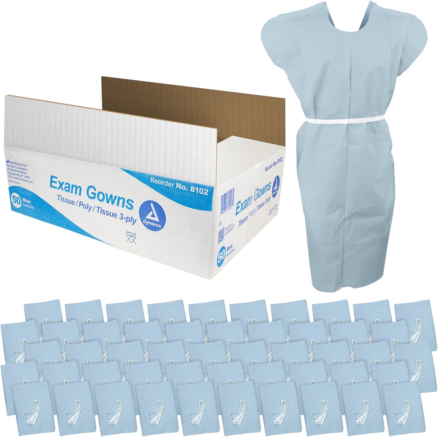 Dynarex Exam Gown (50 Count)