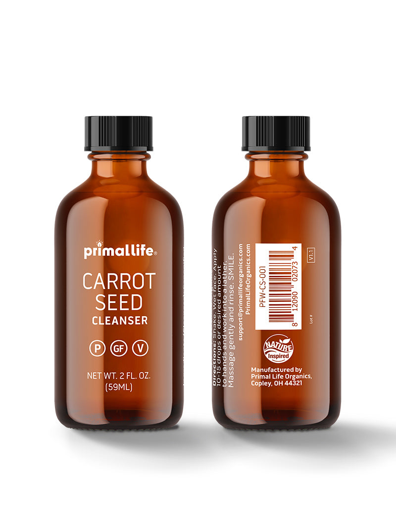 Carrot Seed Cleanser: Oily | Sensitive by Primal Life Organic II LLC