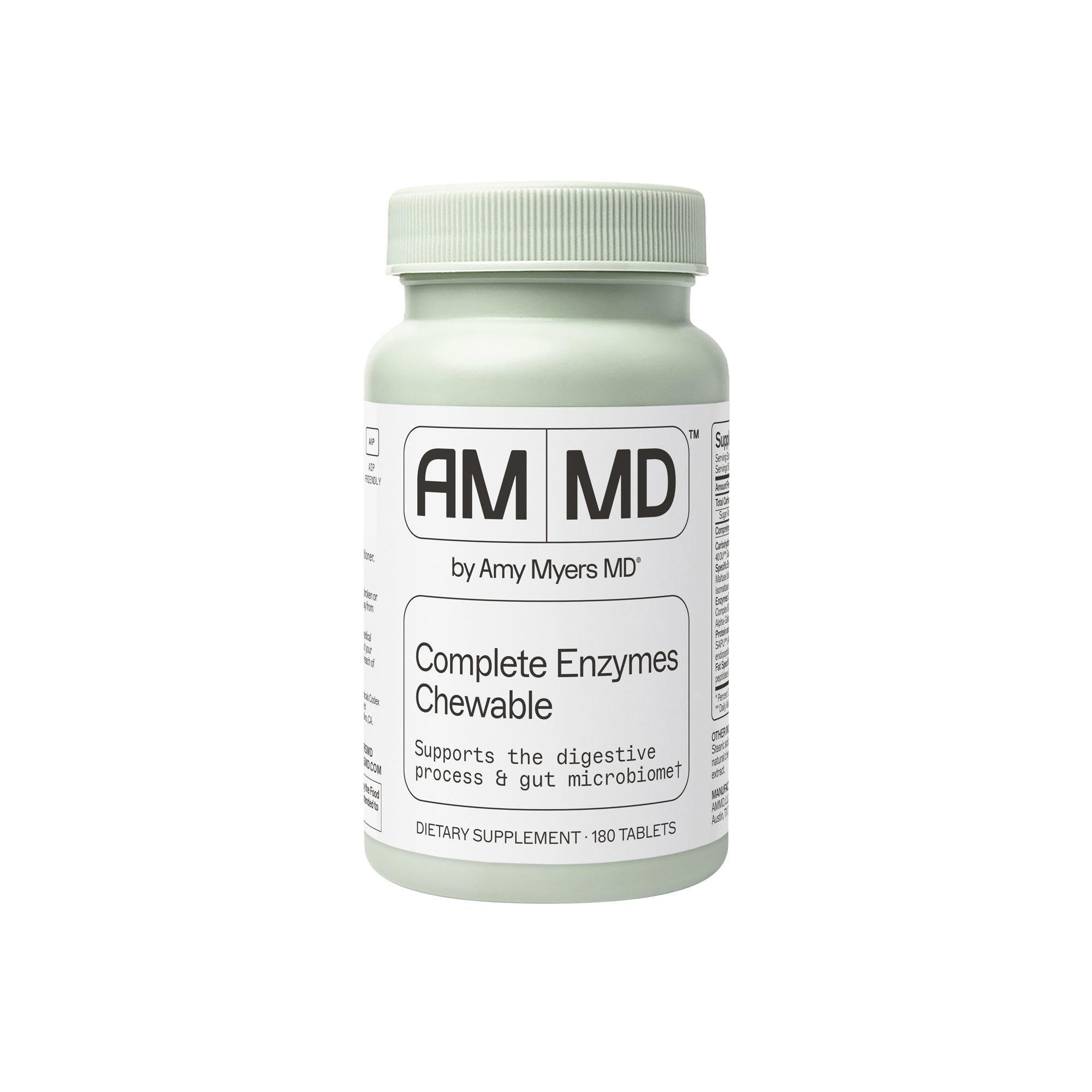 Complete Enzymes Chewable 180 tablets by AMMD