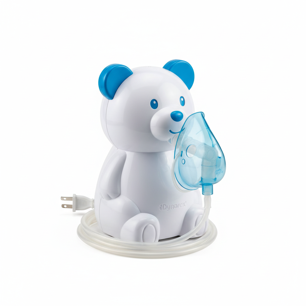 Dynarex Portable My Bear Pediatric Compressor Nebulizer 1/EA - close-up detail shot