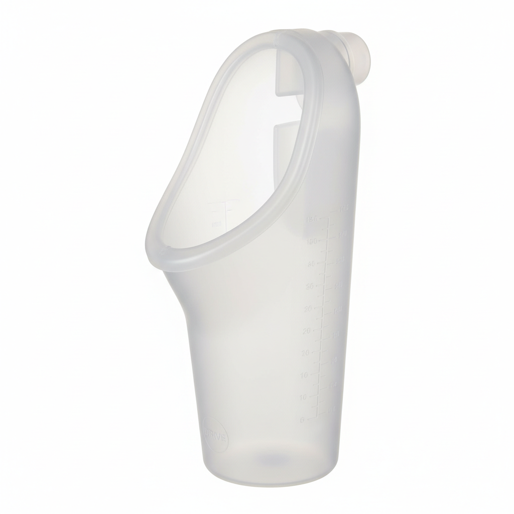 Female Urinal - close-up detail shot