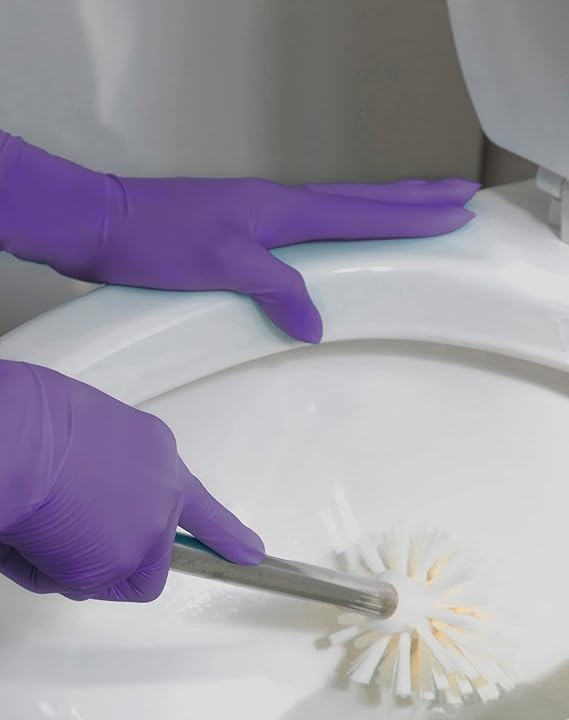 Halyard 1000ct Purple Nitrile Exam Gloves Non-Sterile Powder-Free 5.9 Mil, 9.5" Purple