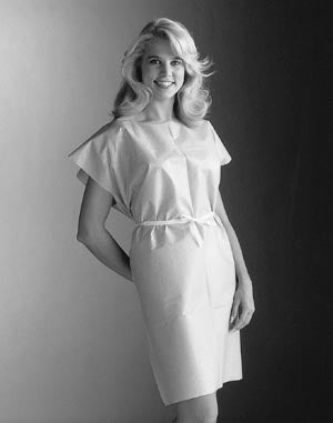 GRAHAM MEDICAL POLYBACKED TISSUE GOWN