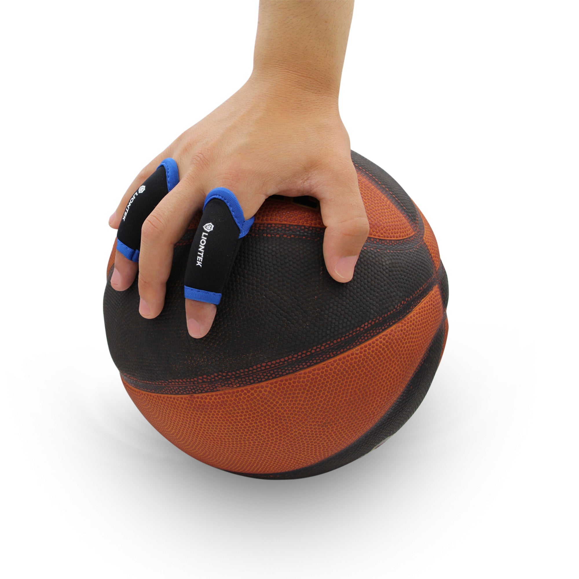 LIONTEK Single Finger Sleeve Pair - Sports Compression Finger Sleeve for BJJ, MMA, Basketball, Weight Lifting, and More by Liontek