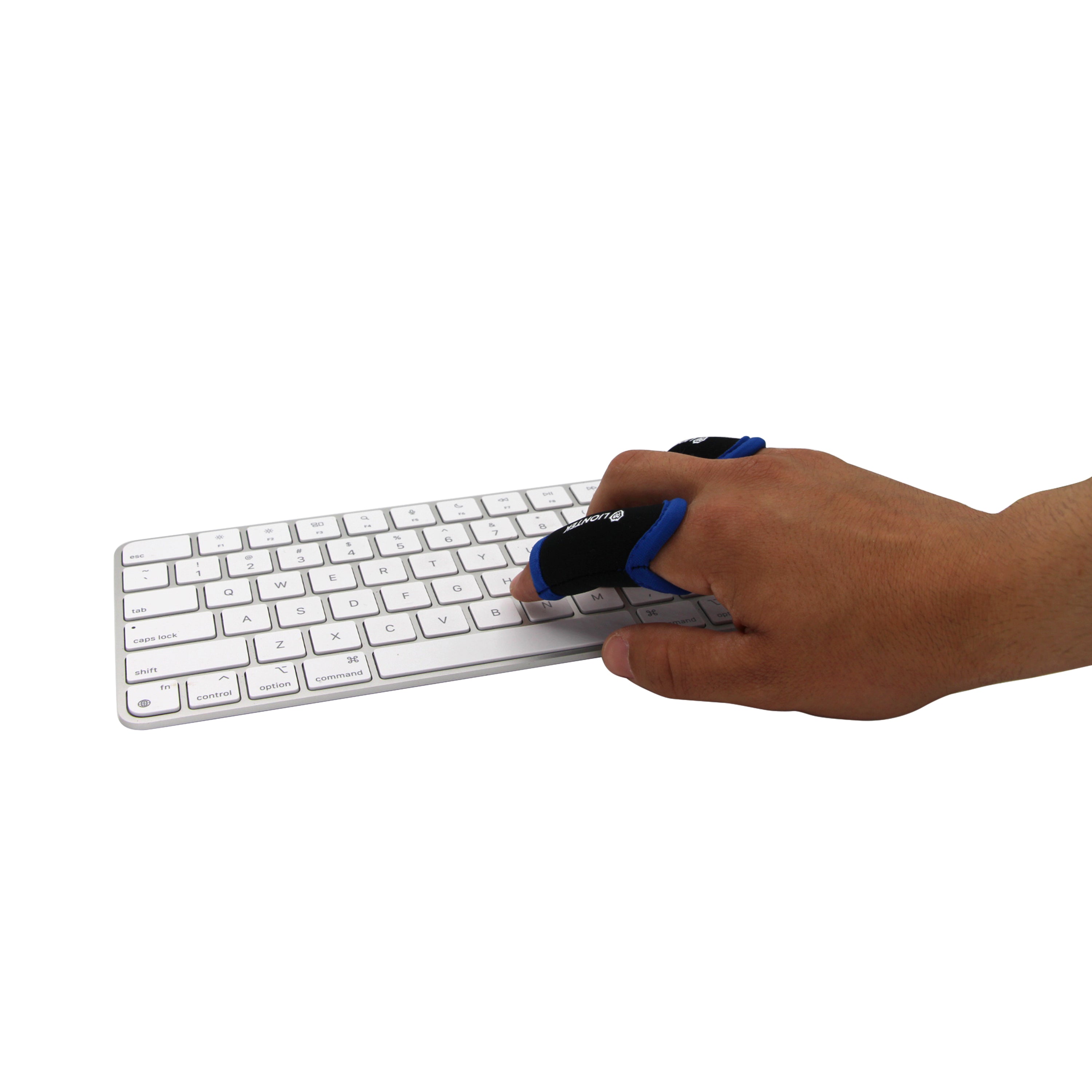 LIONTEK Single Finger Sleeve Pair - Sports Compression Finger Sleeve for BJJ, MMA, Basketball, Weight Lifting, and More by Liontek