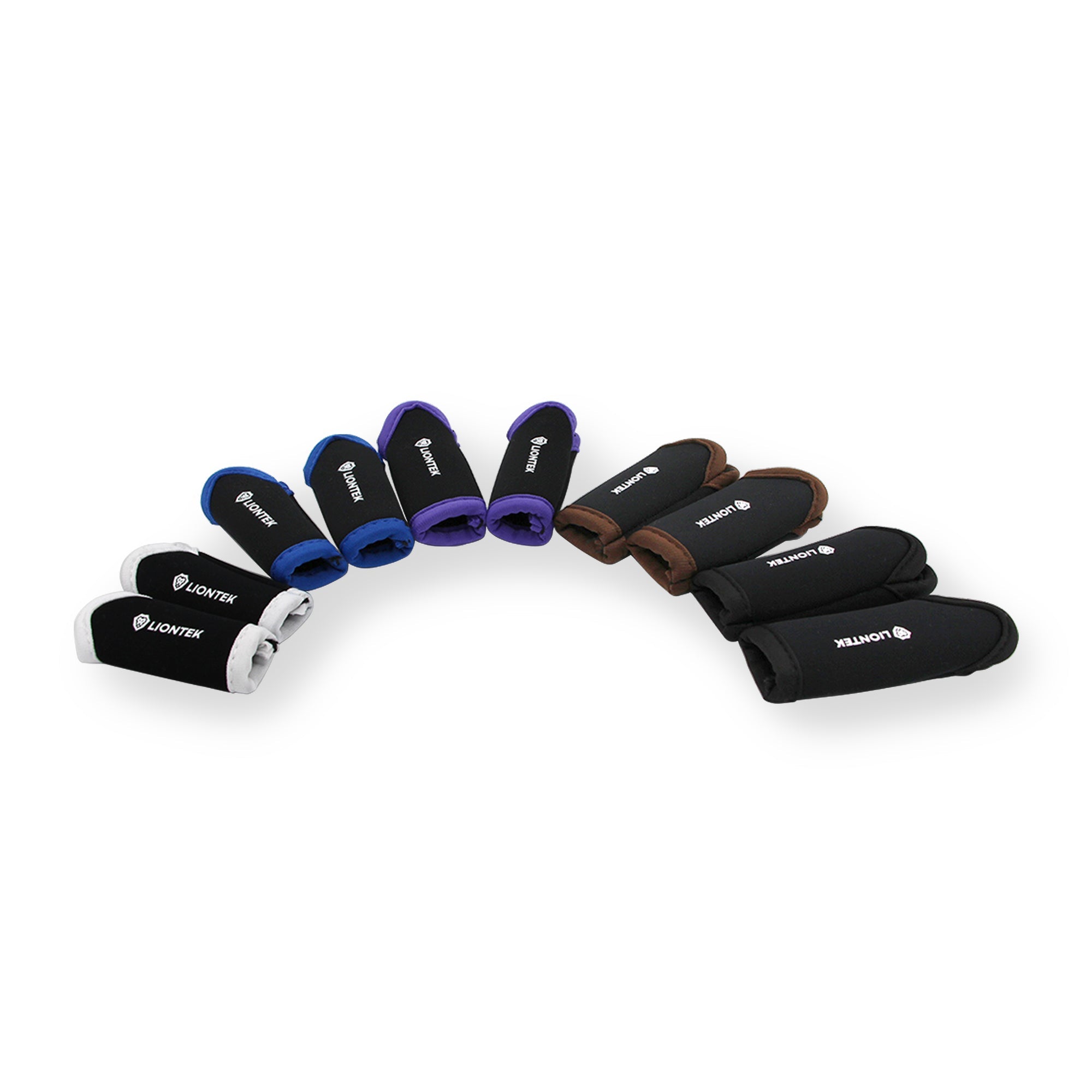 LIONTEK Single Finger Sleeve Pair - Sports Compression Finger Sleeve for BJJ, MMA, Basketball, Weight Lifting, and More by Liontek