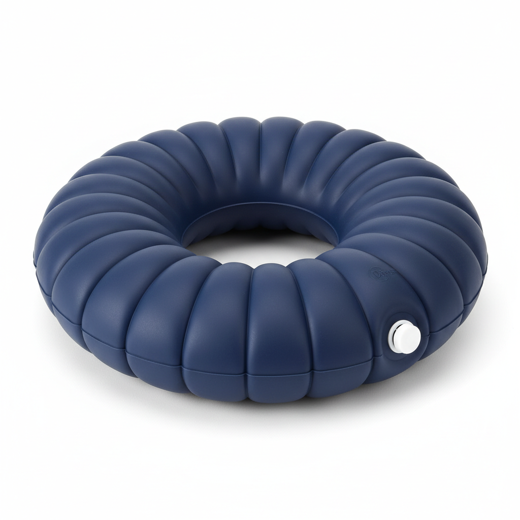 Inflatable Rubber Cushion - close-up detail shot