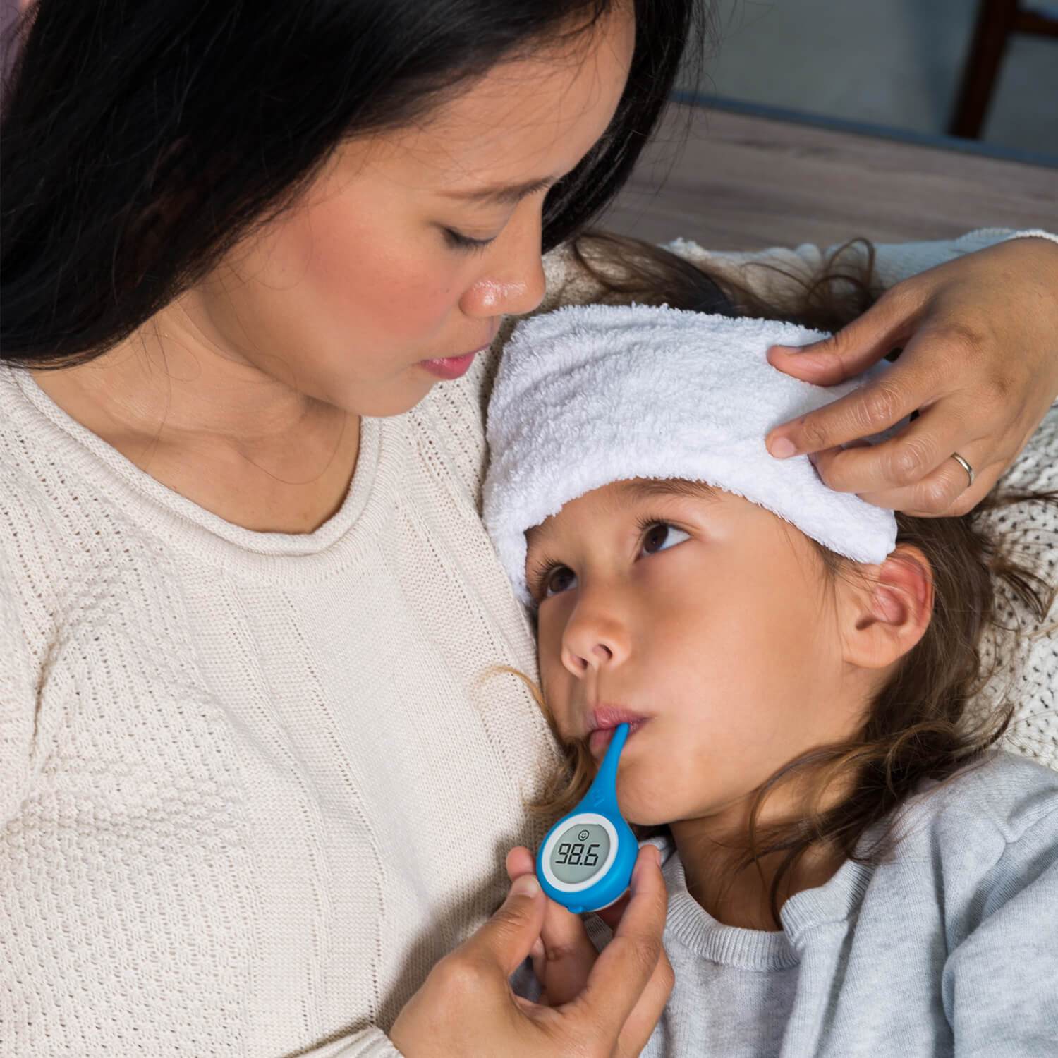 Kinsa Smart Ear digital thermometer lifestyle