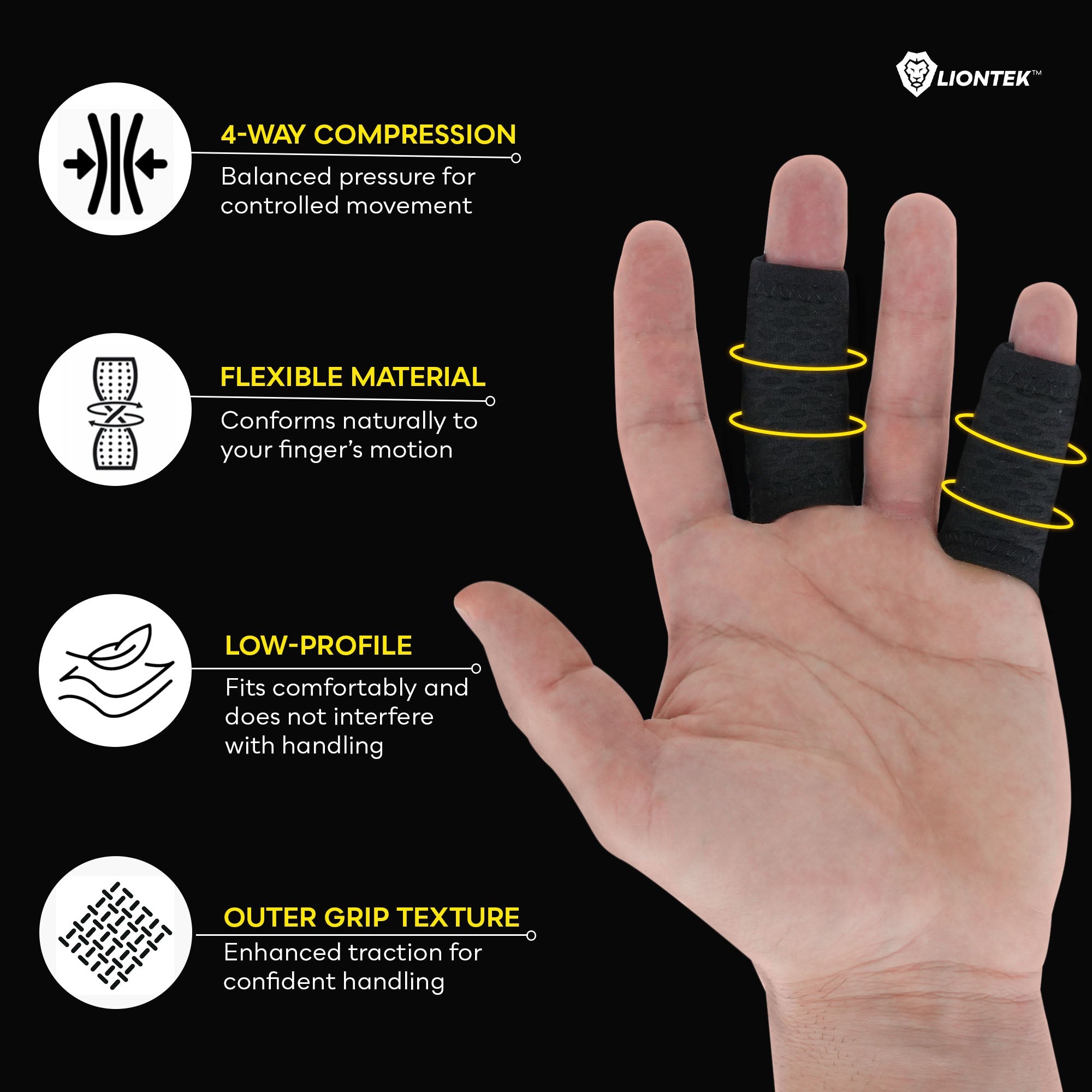 Liontek Flow Finger Sleeve Pair by Liontek