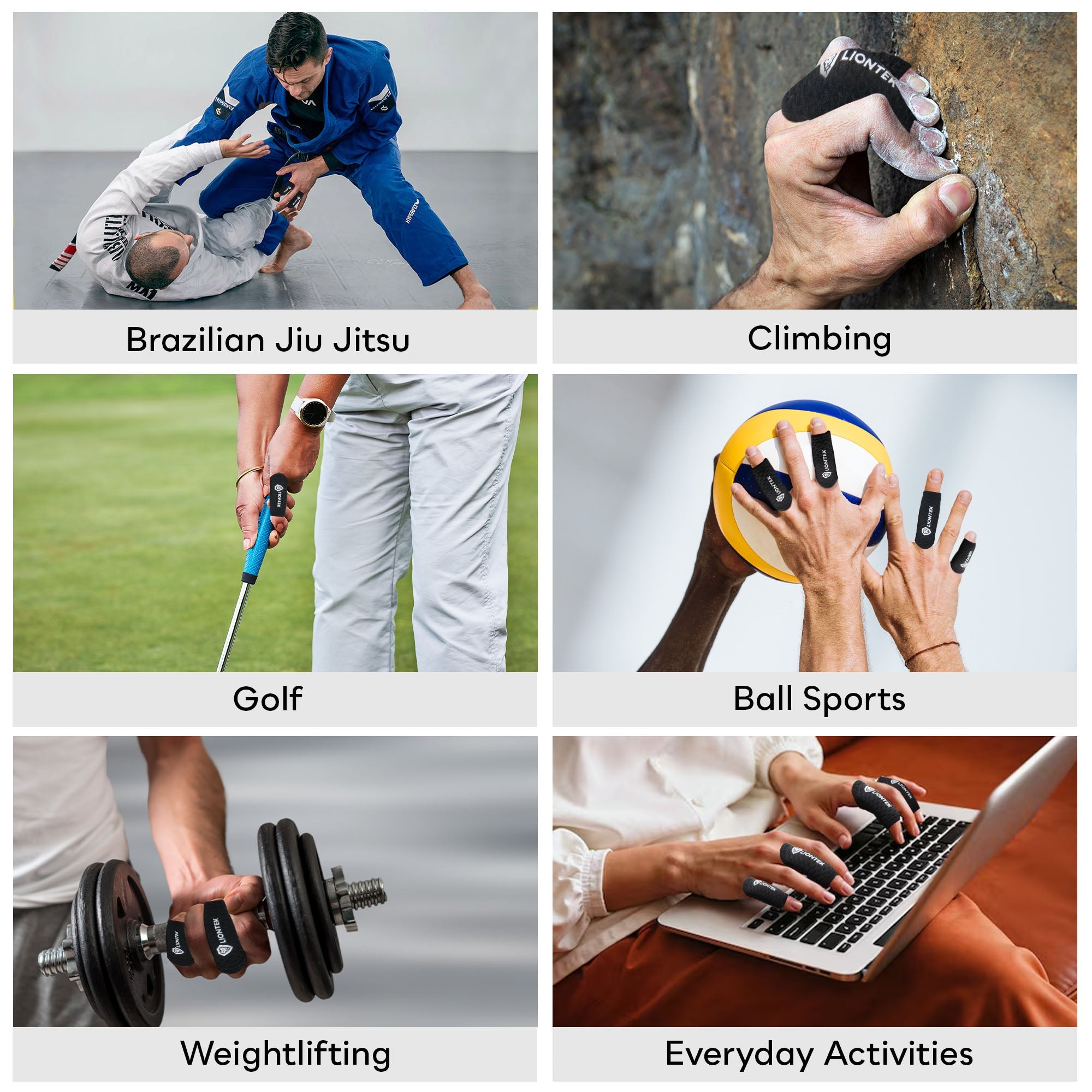 Liontek Flow Finger Sleeve Pair by Liontek