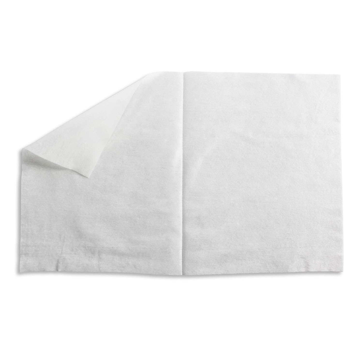 MedPride Disposable Dry Washcloths Air Laid Half Fold, 8" x 13" - 50/Pack, Case of 16 (800 Count)