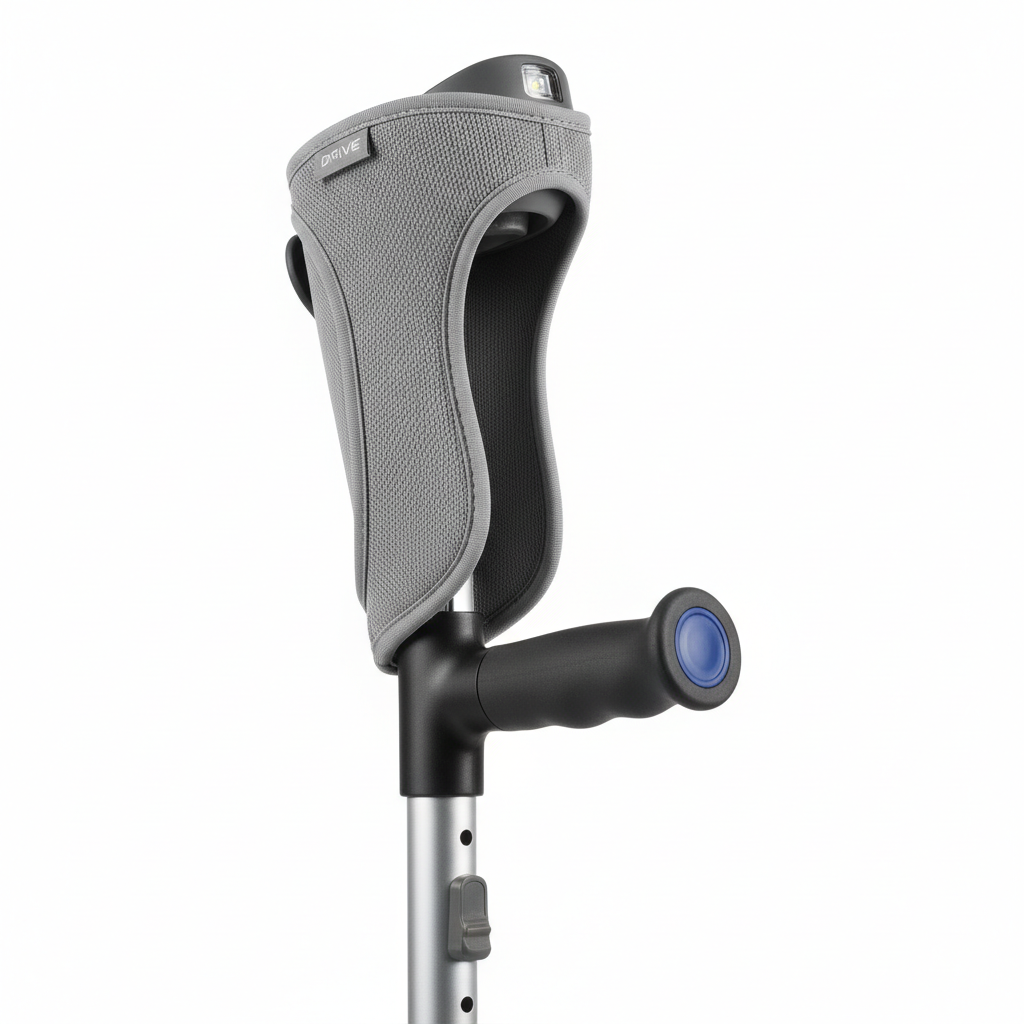 Mobility Designed Forearm Comfort Crutch - close-up detail shot