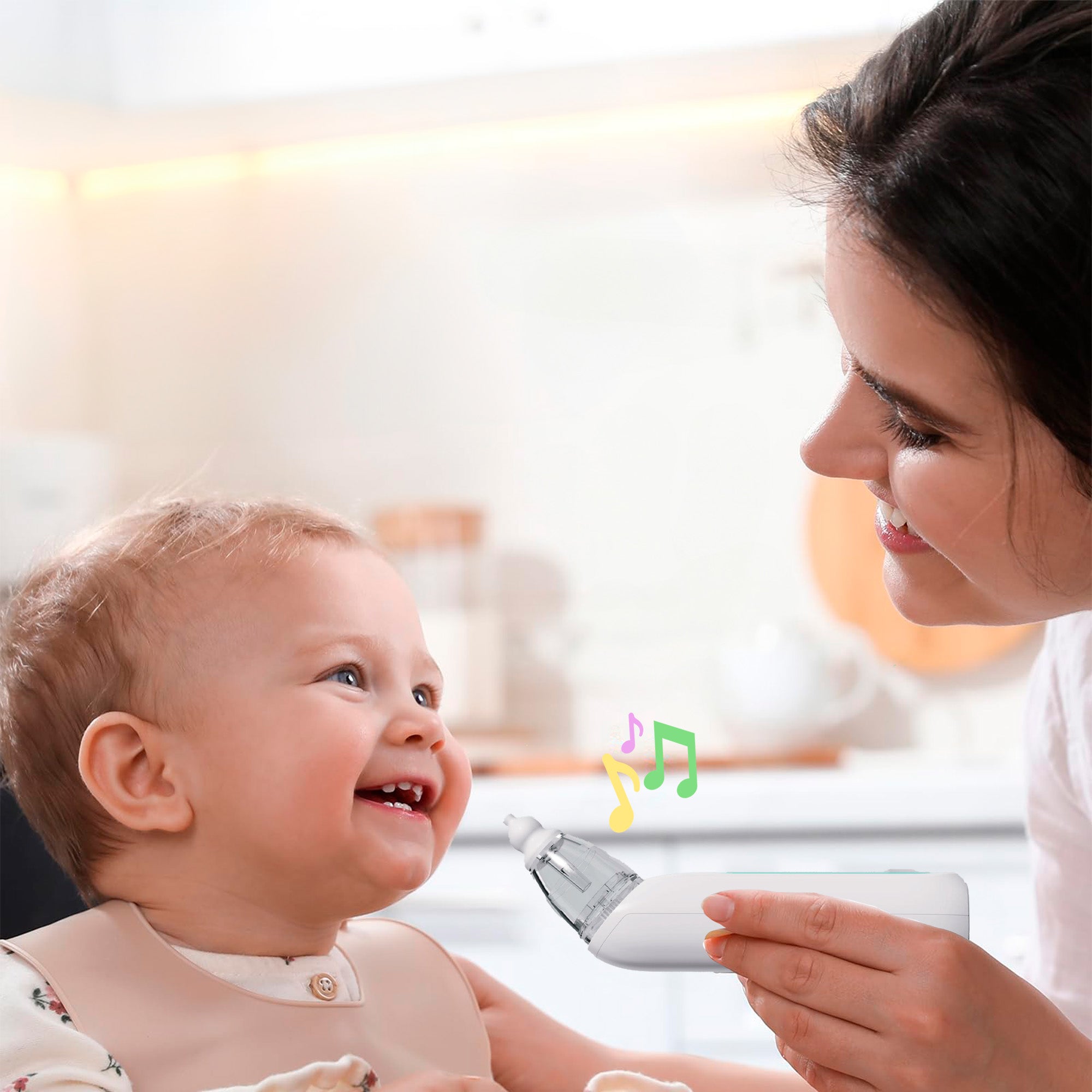 Baby Electric Nasal Aspirator – Gentle Care for Clearer Breathing by Pursonic
