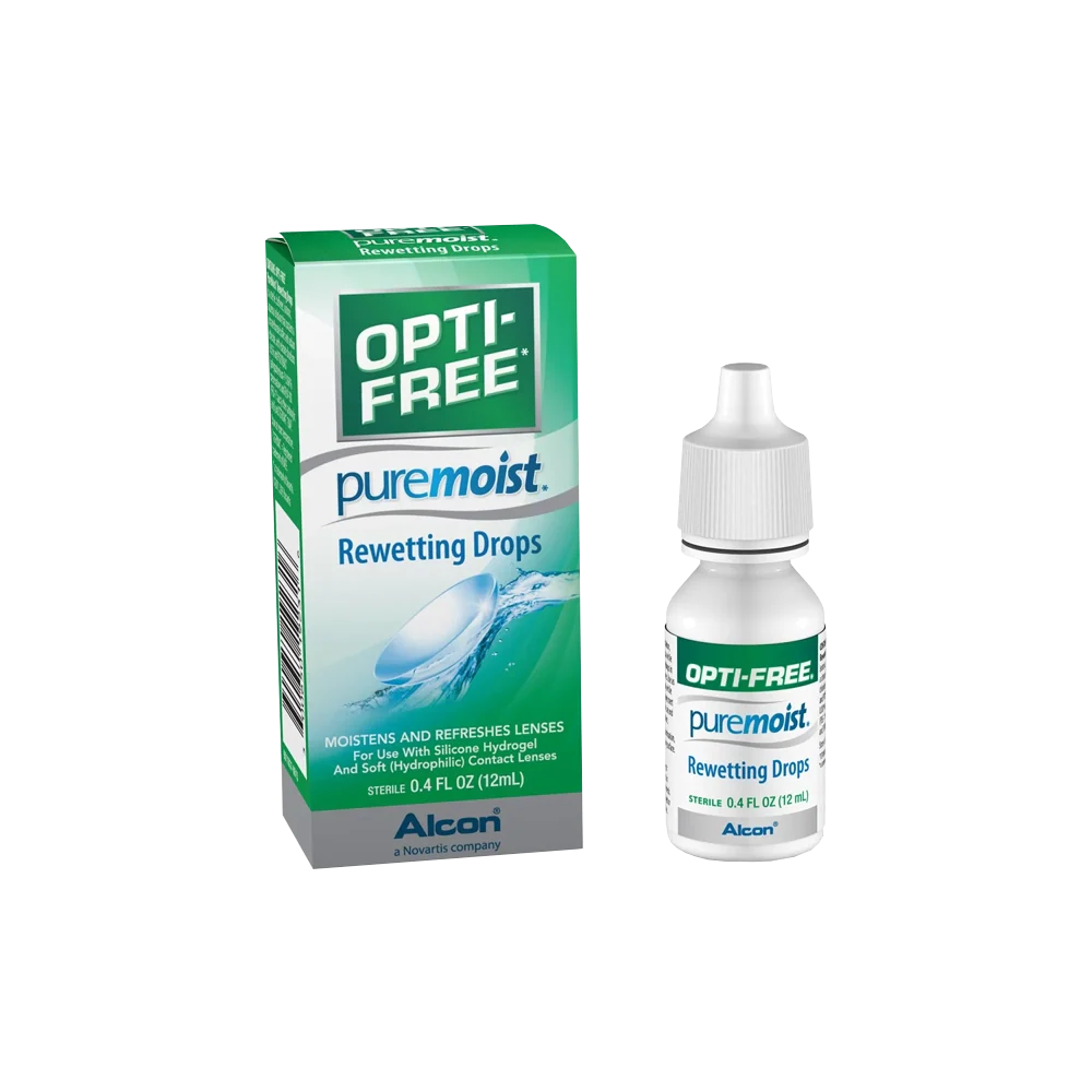 Opti-Free Pure Moist Drops by Fresh Lens sold by Fresh Lens | CanadianContactLenses.com