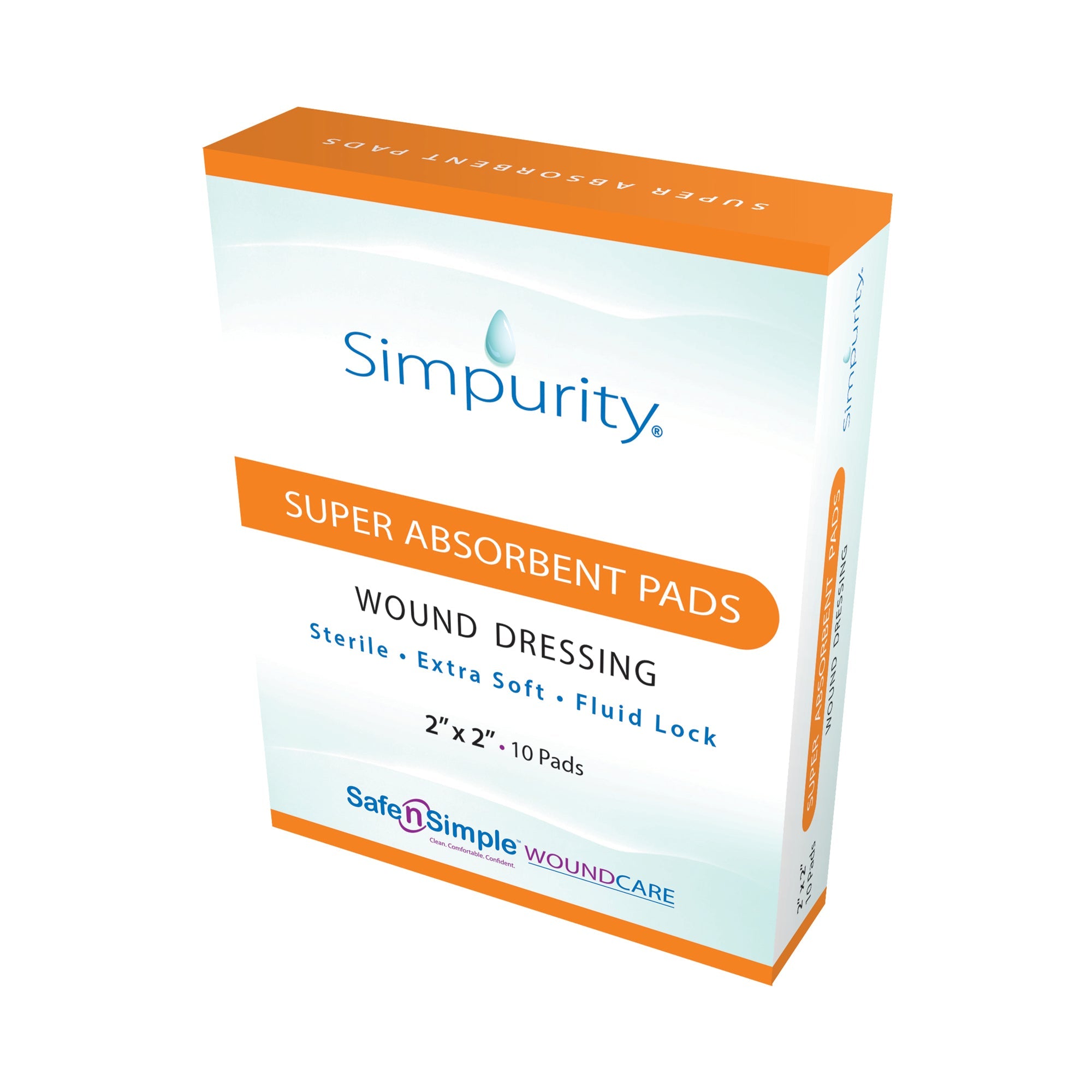 Safe N Simple Simpurity Super Absorbent Pad Wound Dressing (160 Count)