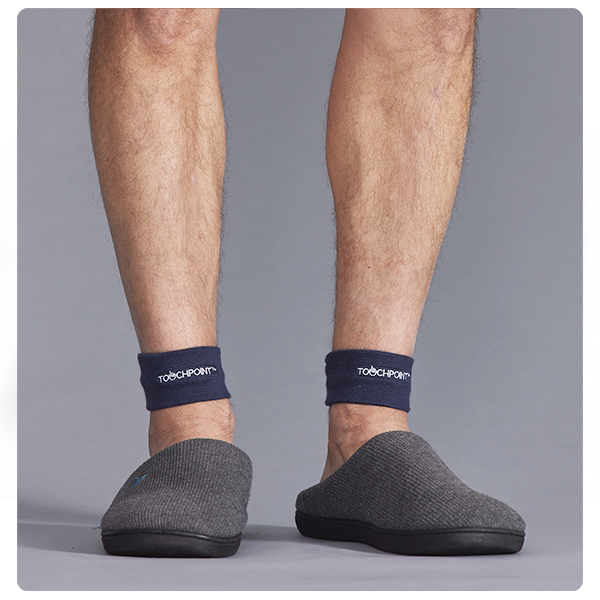 Man with TouchPoints Zippered Sweatbands