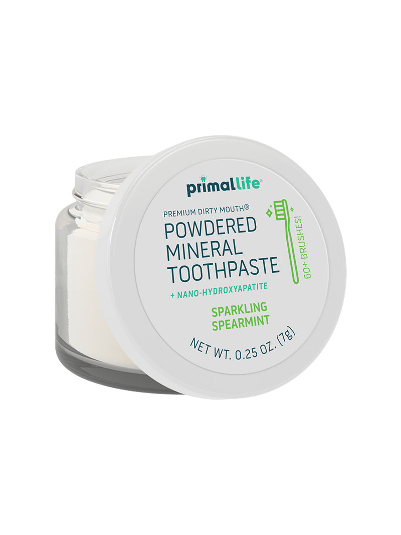 Toothpowder / Powdered Mineral Toothpaste by Primal Life Organic II LLC