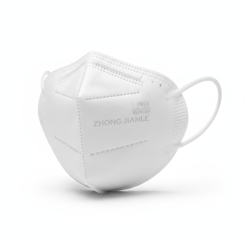 Zhong Jianle Protective PM2.5 Foldable KN95 Face Mask - close-up detail shot
