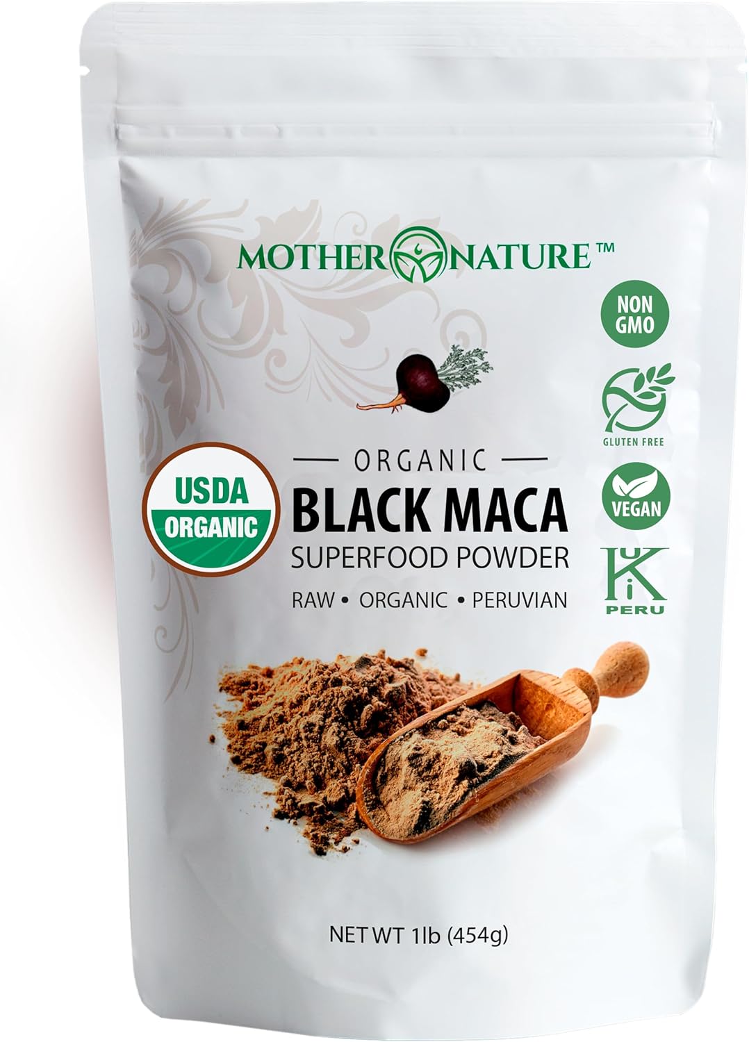Black Maca Powder by Mother Nature Organics