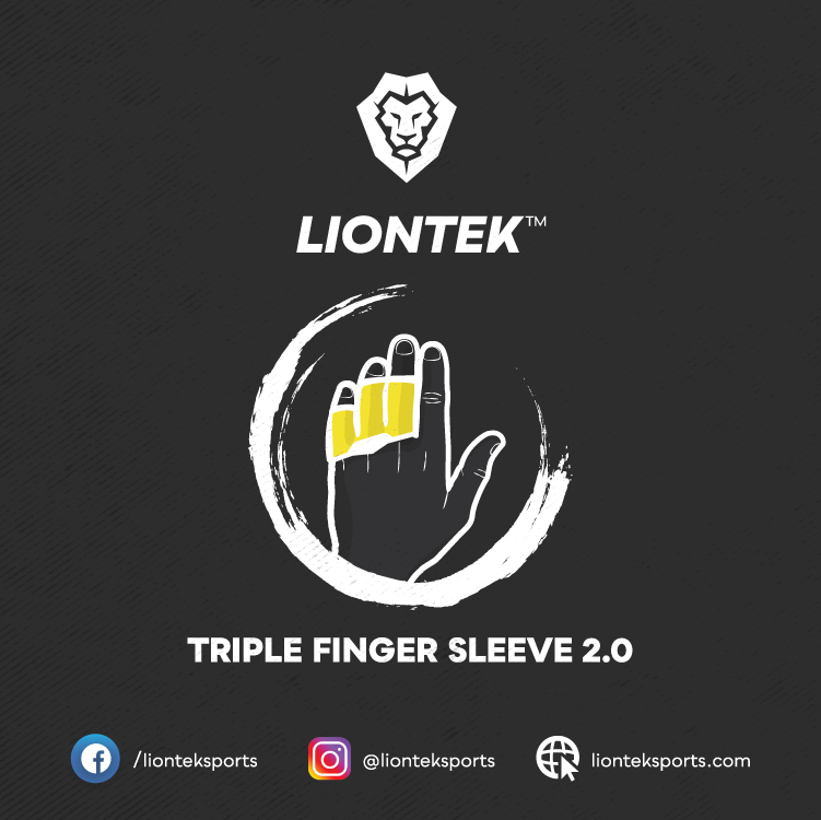 LIONTEK BJJ Triple Finger Sleeve Tape Replacement by Liontek