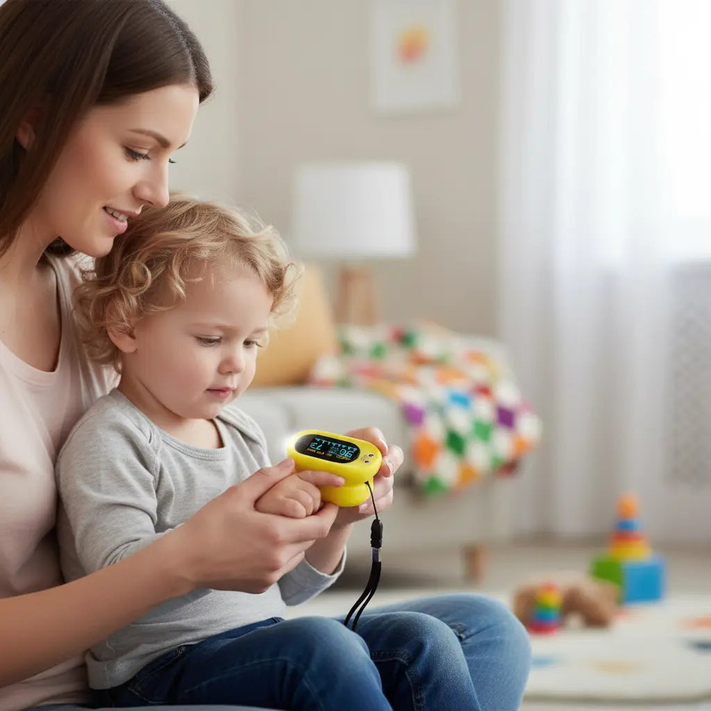 Med-Pat “Ducky” PXC-1 Kids Pulse Oximeter | Fast SpO₂ & Heart Rate | FSA/HSA Eligible