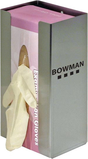 BOWMAN STAINLESS STEEL GLOVE DISPENSER