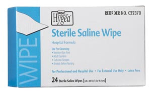 PDI HYGEA® STERILE SALINE WIPE